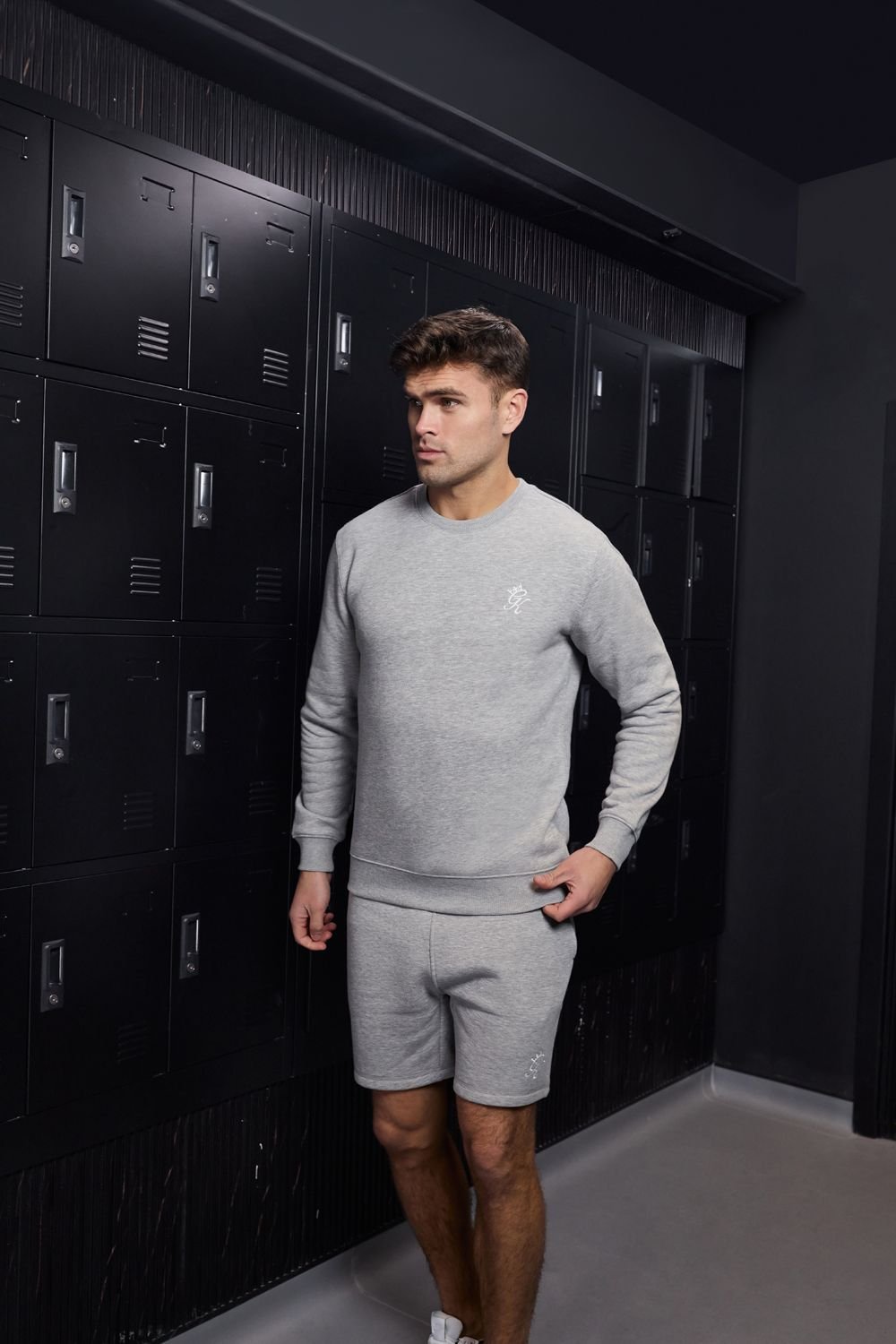 Gym King GYM KING Men's Fundamental Fleece Crew Grey - 2