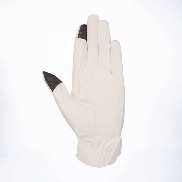 Coldstream Coldstream Men's Lintlaw Summer Riding Gloves in White - 2