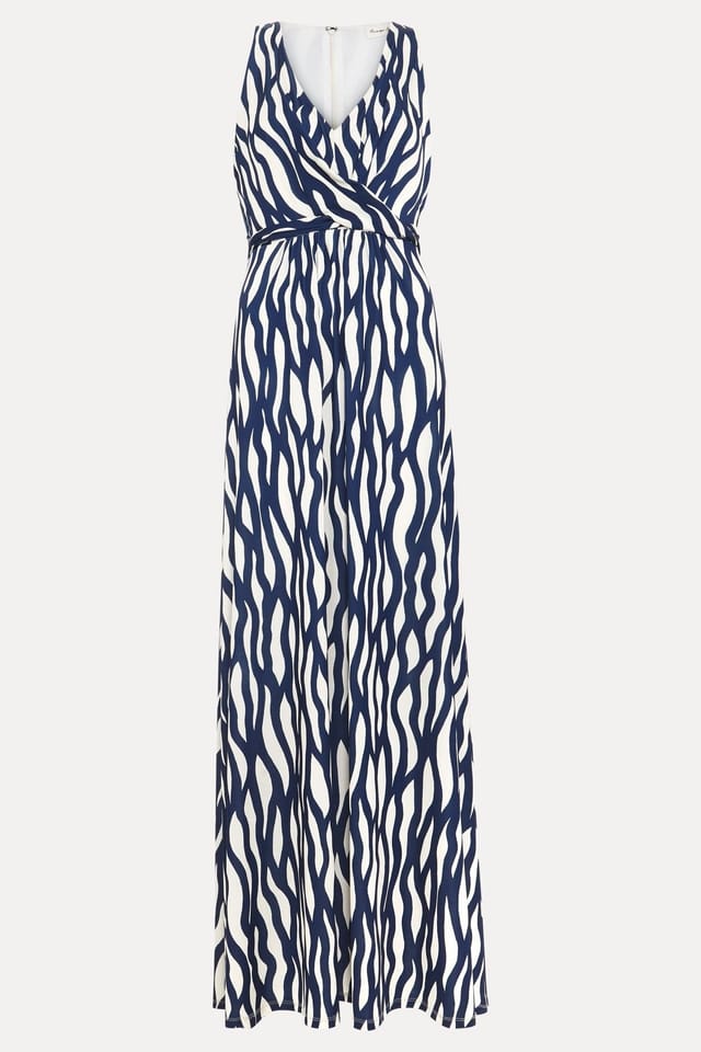 Phase Eight Phase Eight Women's Artemis V-Neck Wrap Maxi Dress Dress in Mid Navy - 2