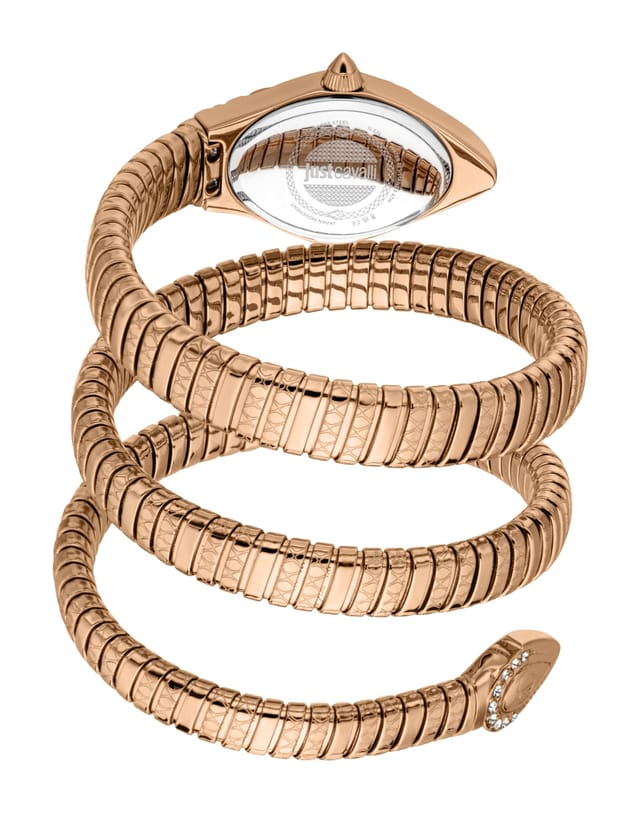 Just Cavalli Just Cavalli Women's Snake Rose Gold Color Rose Gold Dial Rose Gold Stainless Steel Watch - 2
