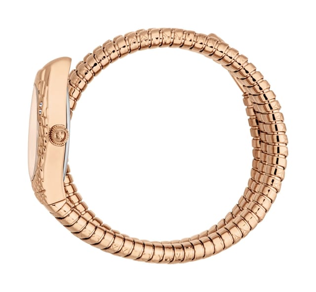 Just Cavalli Just Cavalli Women's Snake Rose Gold Color Rose Gold Dial Rose Gold Stainless Steel Watch - 3
