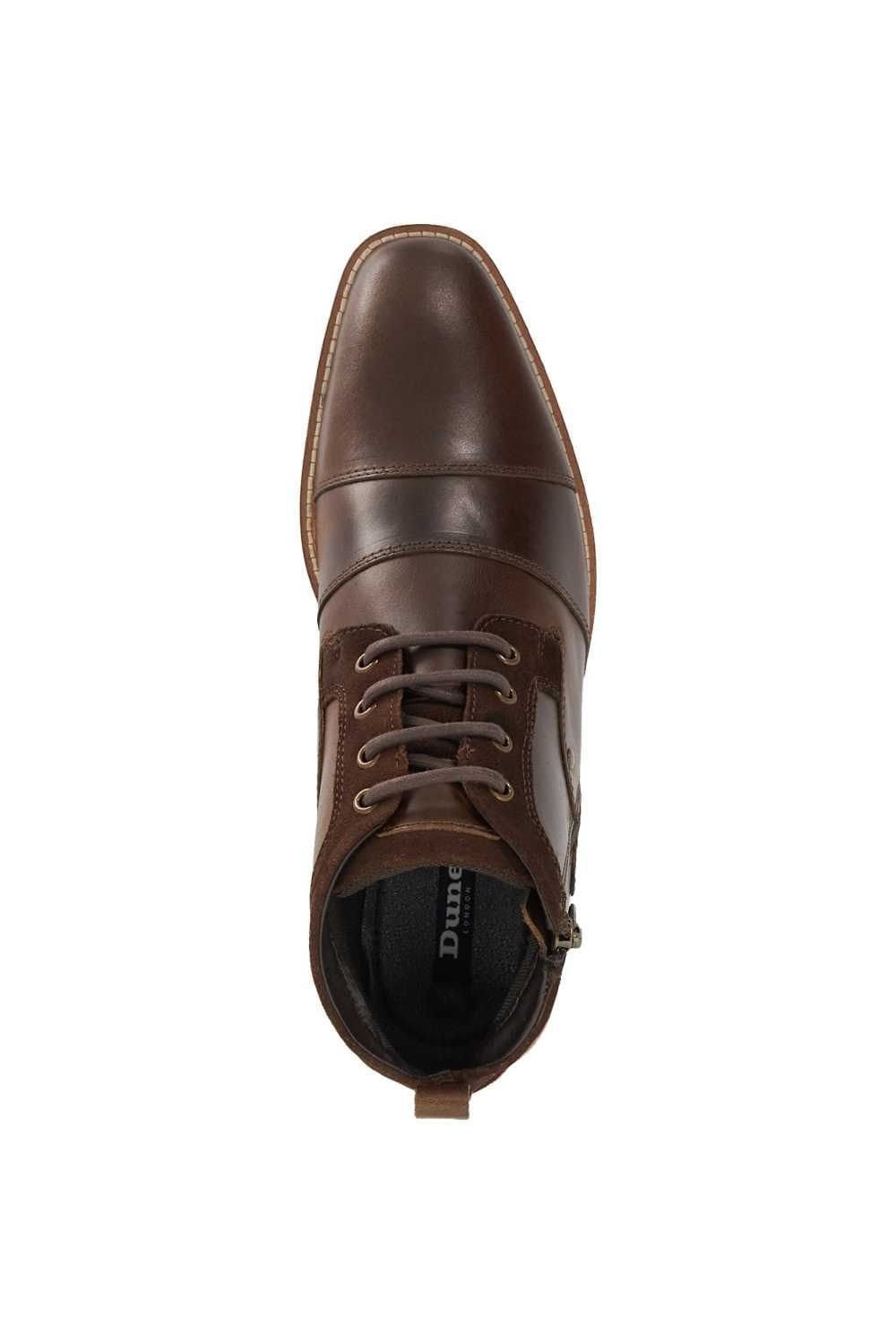 Dune London Dune London Men's 'Cappa' Leather Casual Boots in Brown - 4