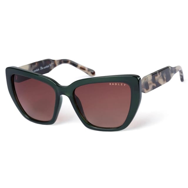 Radley Radley Women's Cat Eye Green Brown Gradient RDS-6501 - 2