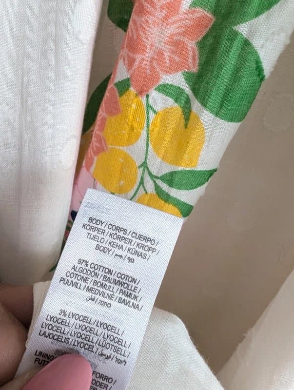 Never Fully Dressed NFD White Multicolored Floral Prairie Cotton Milkmaid Dress