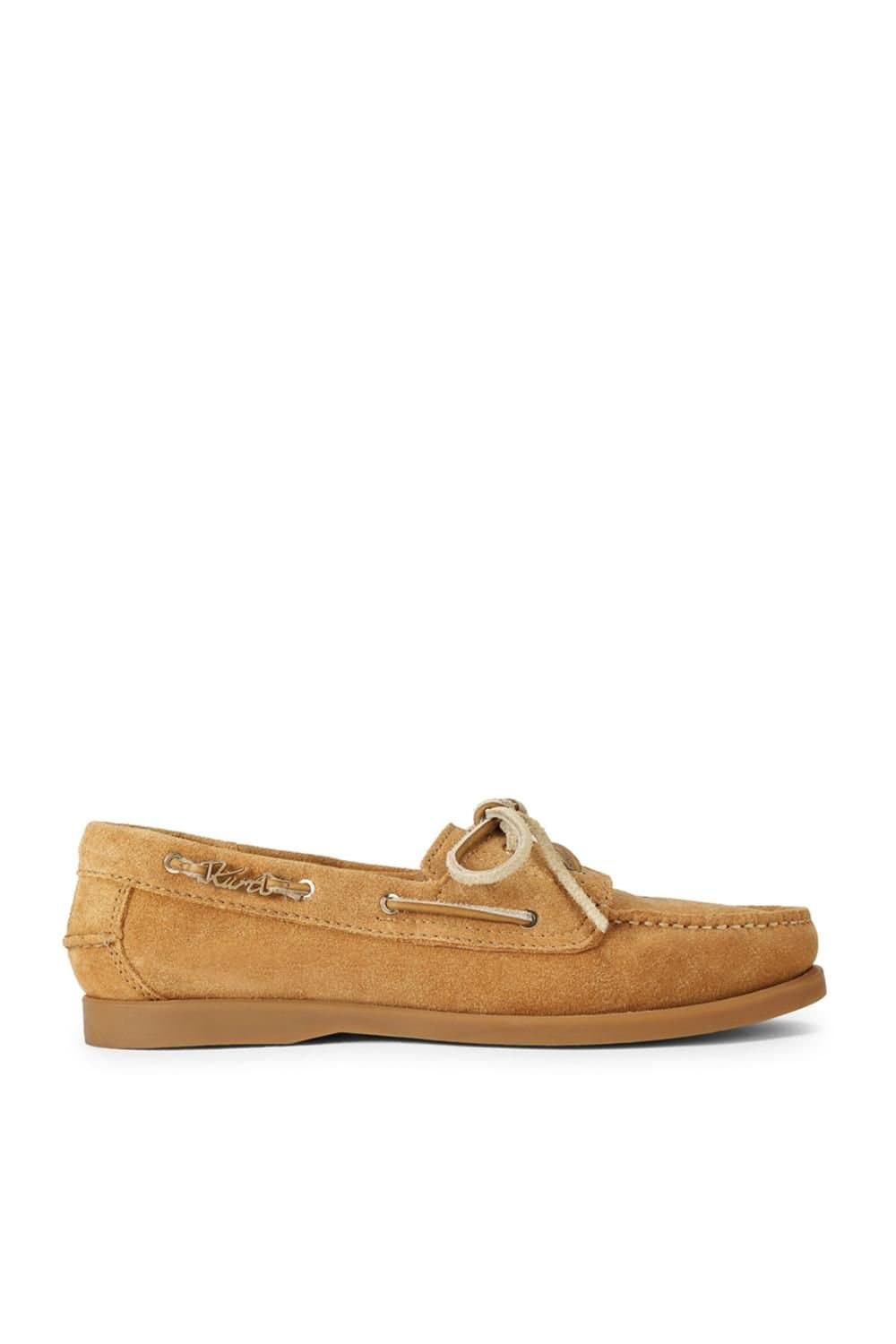 Kurt Geiger London Kurt Geiger London Men's 'Somerville Boat Shoe' Suede Shoes in Tan
