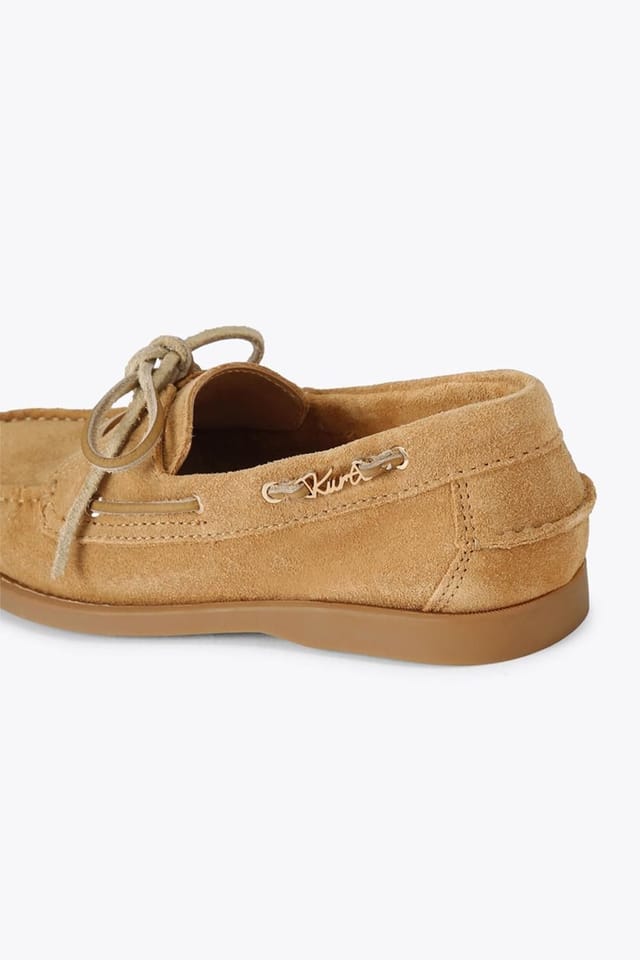 Kurt Geiger London Kurt Geiger London Men's 'Somerville Boat Shoe' Suede Shoes in Tan - 3