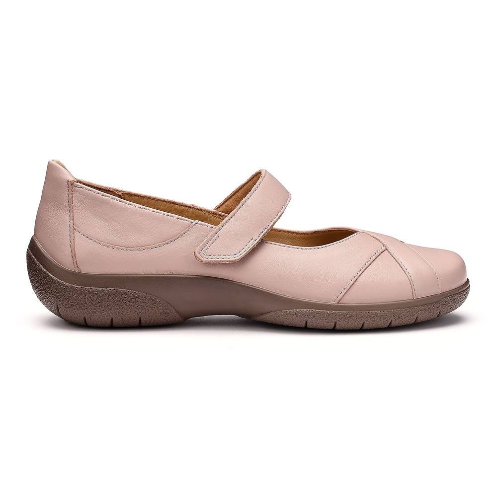 Hotter Hotter Women's Extra Wide 'Hope' Mary Janes in Beige - 3