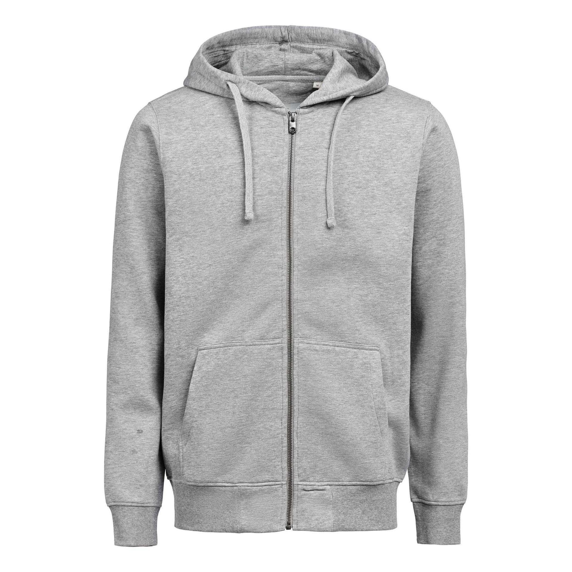 Untagged Movement Untagged Movement Men's Regular Full Zip Hoodie in Grey