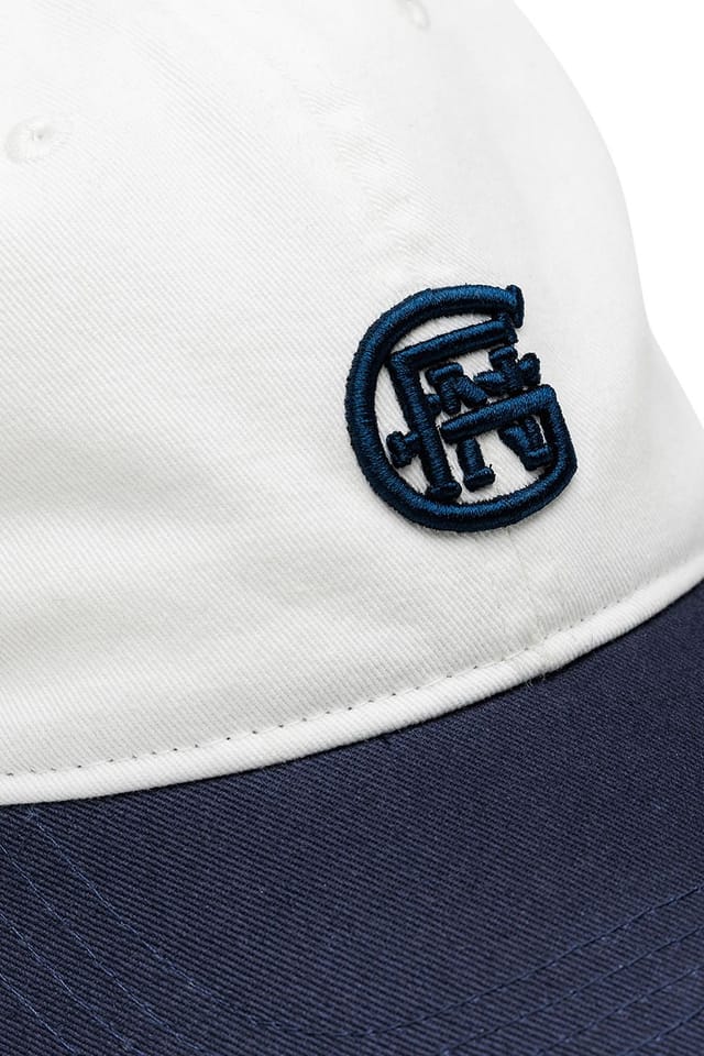 Good For Nothing Good For Nothing Men's Monogram Washed Cotton Cap in White - 3