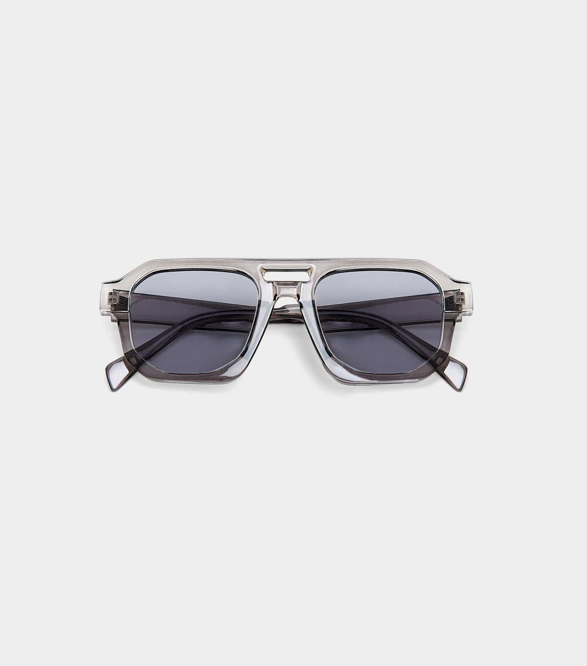Public Desire Public Desire Grey Square Aviator Sunglasses