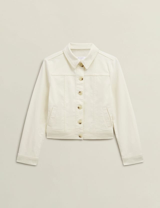 Hobbs London Hobbs London Women's Selborne Jacket in Off-White - 2