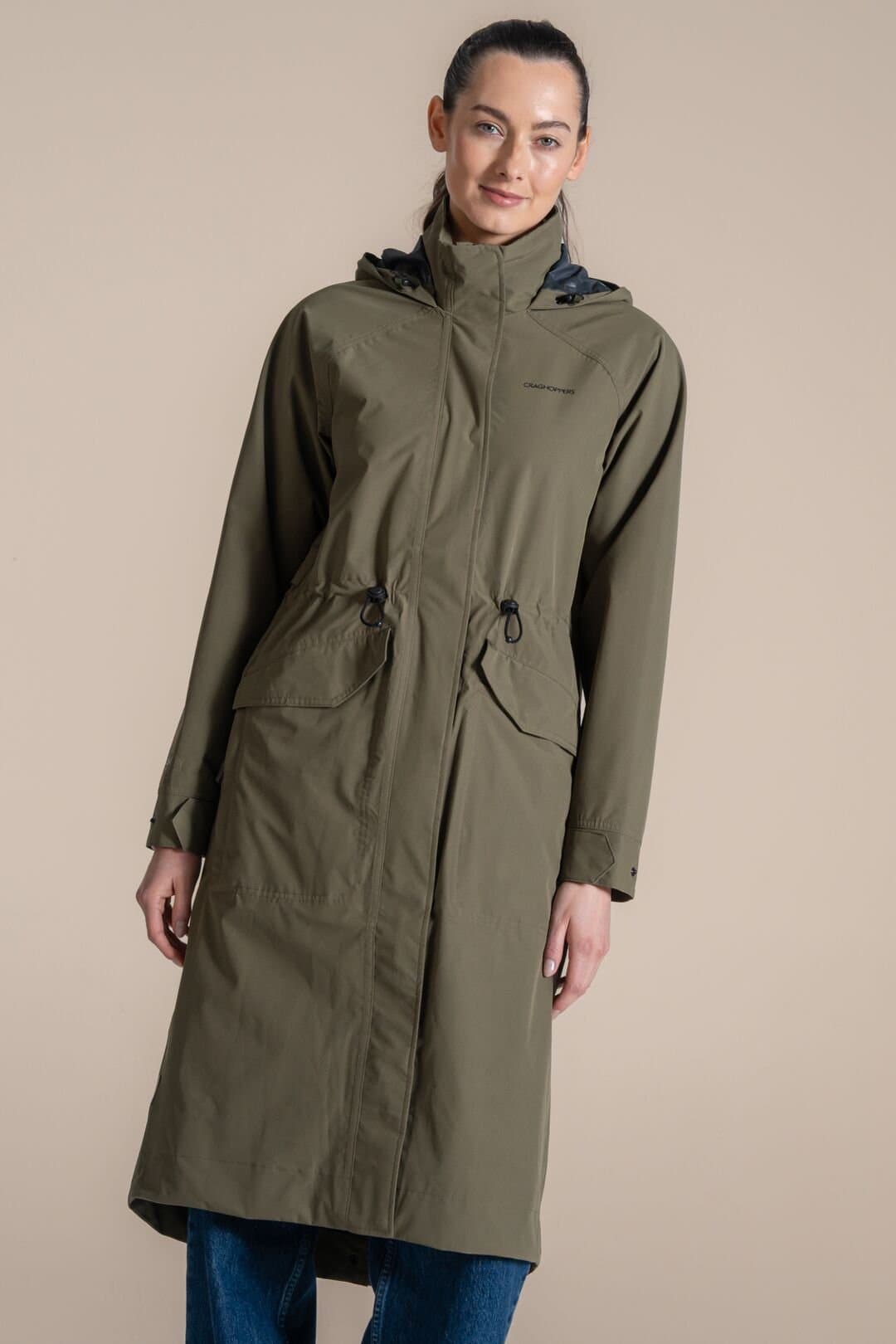 Craghoppers Craghoppers Women's Saxifrage Waterproof Shell Jacket in Olive