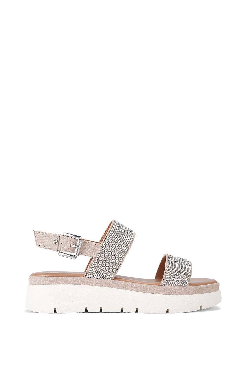 KG Kurt Geiger KG Kurt Geiger Women's 'Daisy Gem' Sandals in Silver - 4