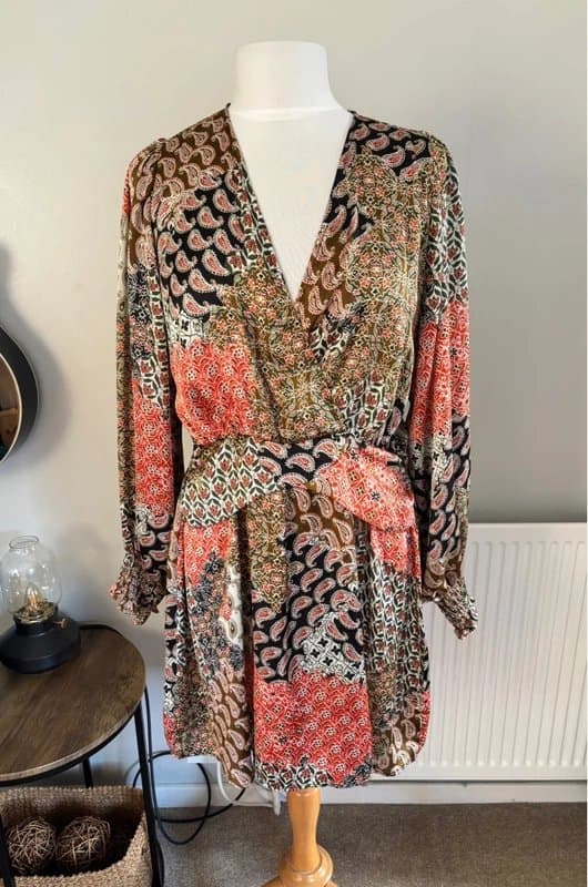 Zara Zara boho print dress - size M 10-12