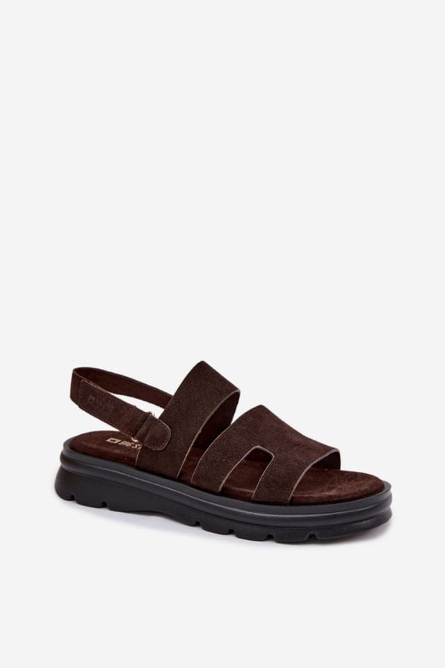Love Lace Love Lace Women's Comfort Step Sandals with Cushioned Footbed & Secure Fit in Brown - 2