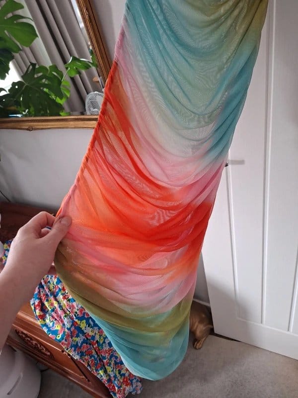 Never Fully Dressed Never fully dressed off shoulder ruched maxi ombre dress - 1