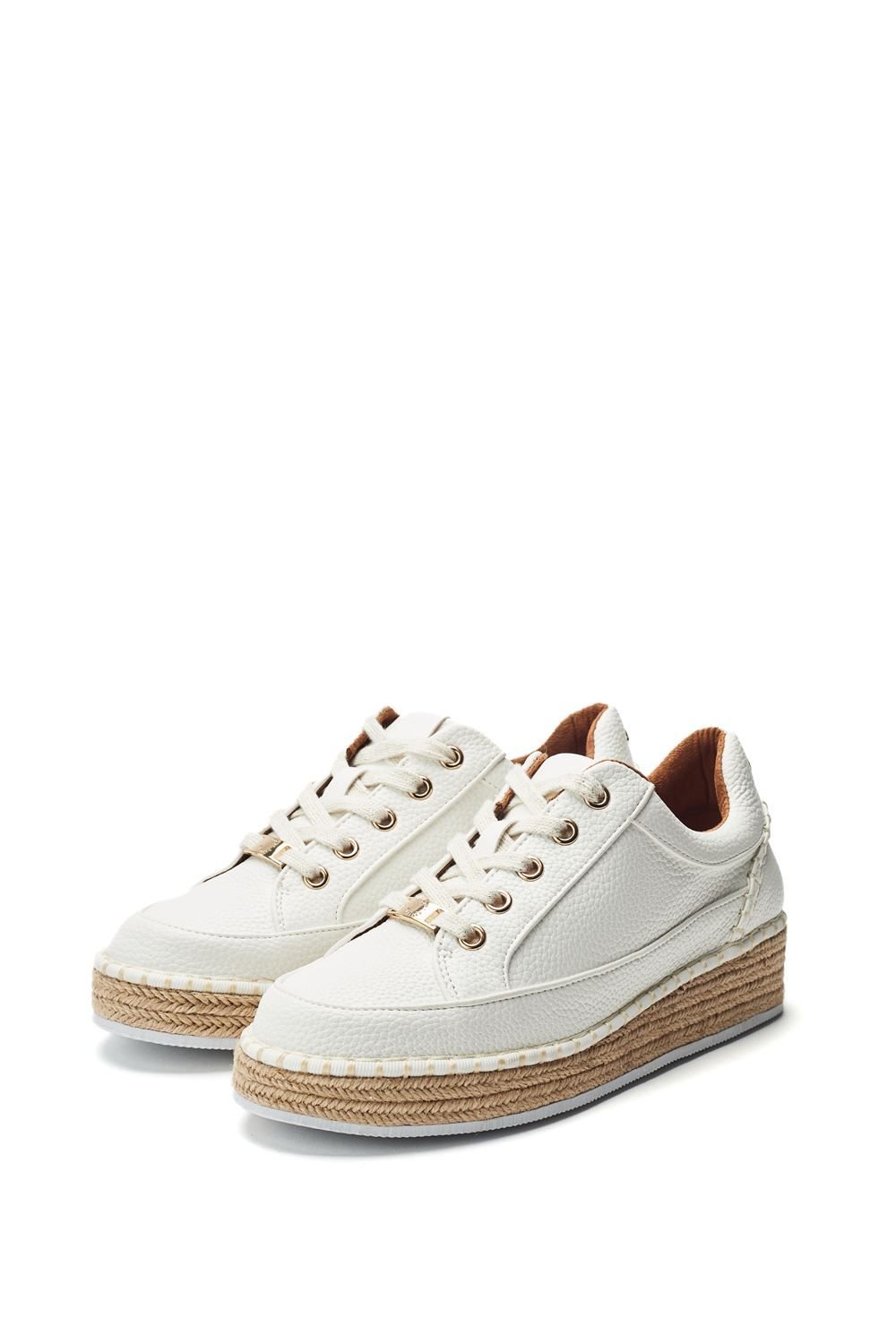 Moda In Pelle Moda In Pelle Women's Corie' Porvair Trainers in White - 2