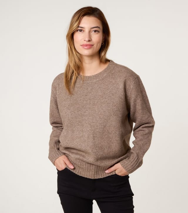 Blue Vanilla Women's Brown Knotted Back Jumper Blue Vanilla New Look - 3