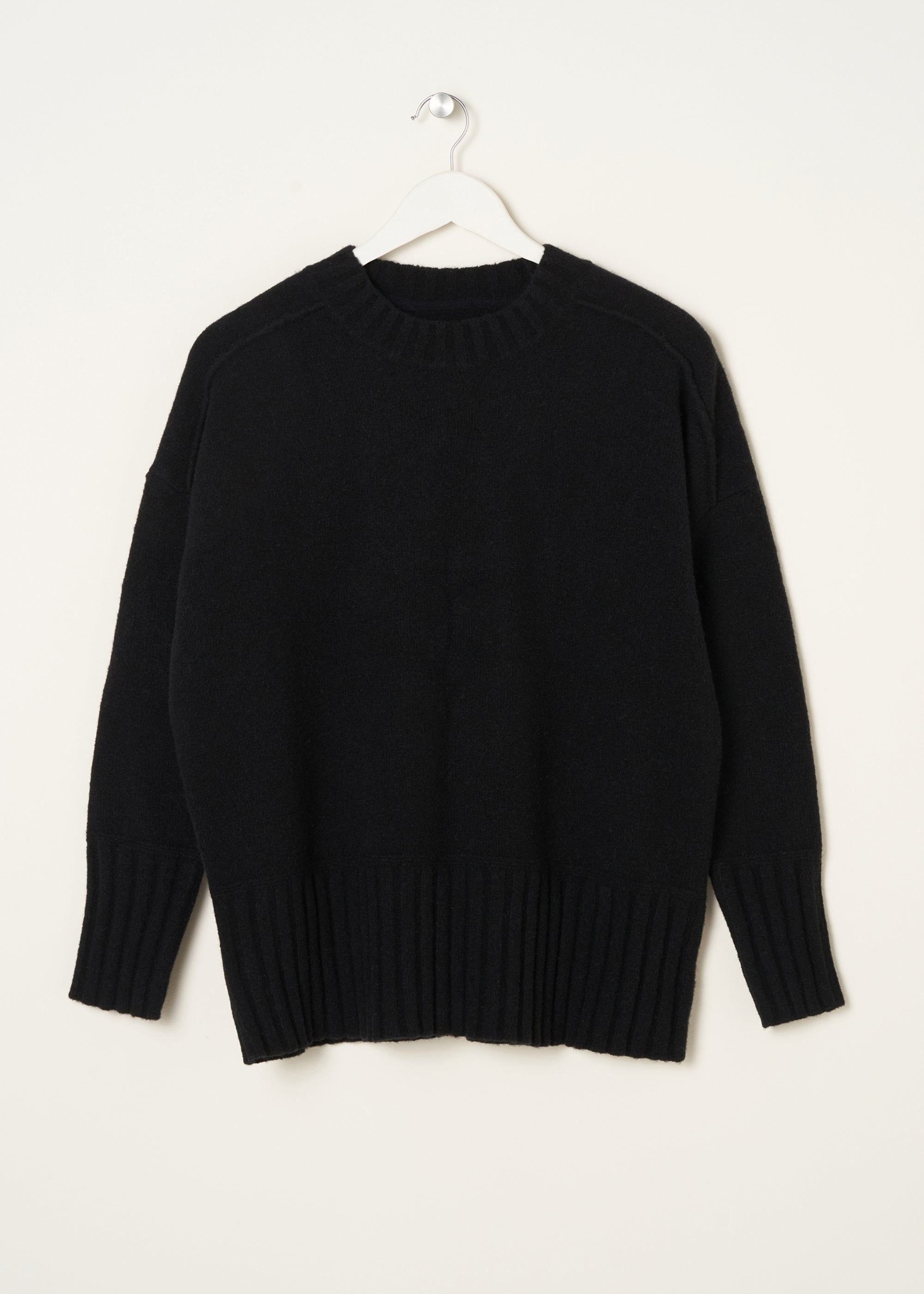 Truly Truly Women's Funnel Neck Jumper in Black - 3