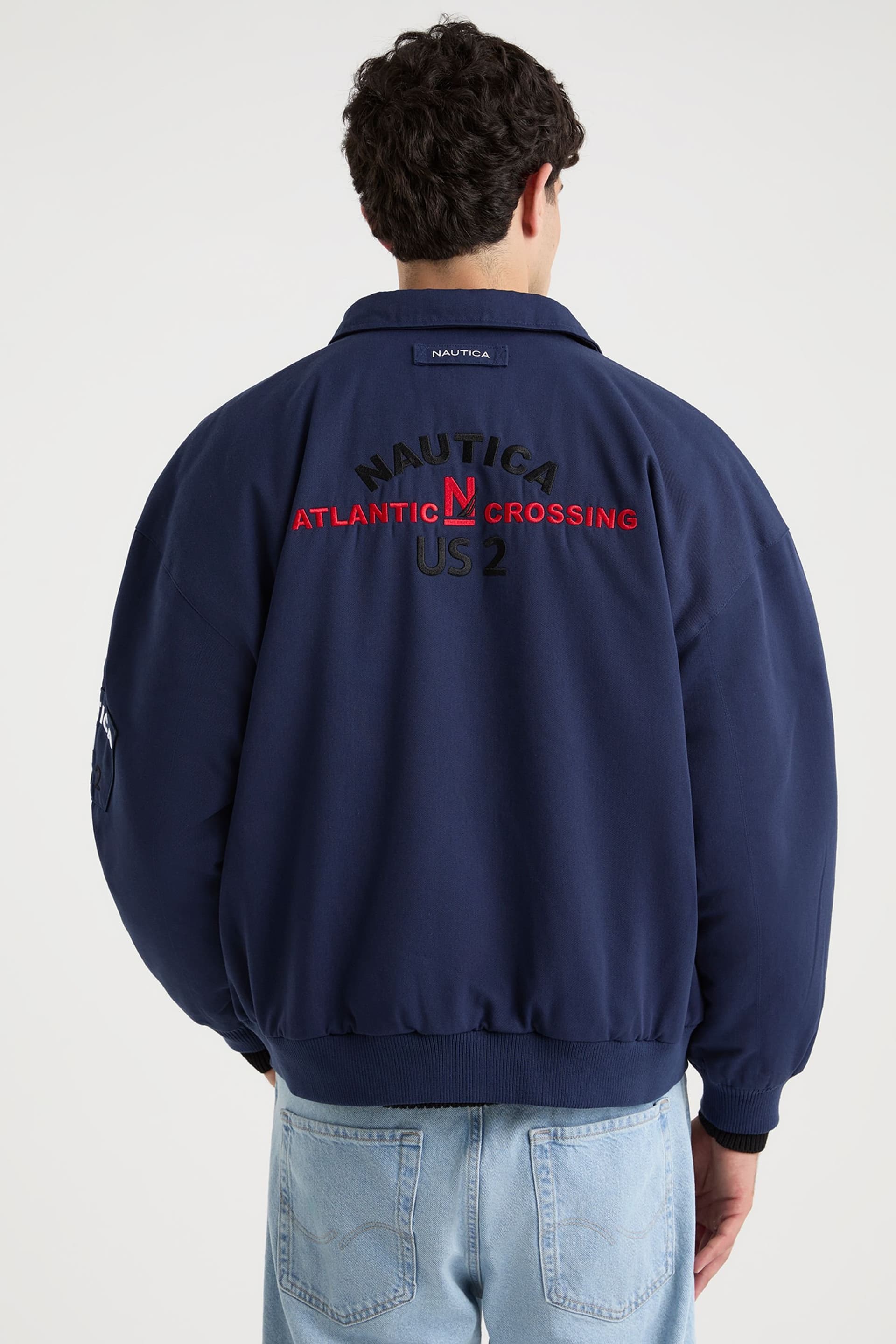 Nautica Nautica Men's Morrin Bomber Jacket in Navy
