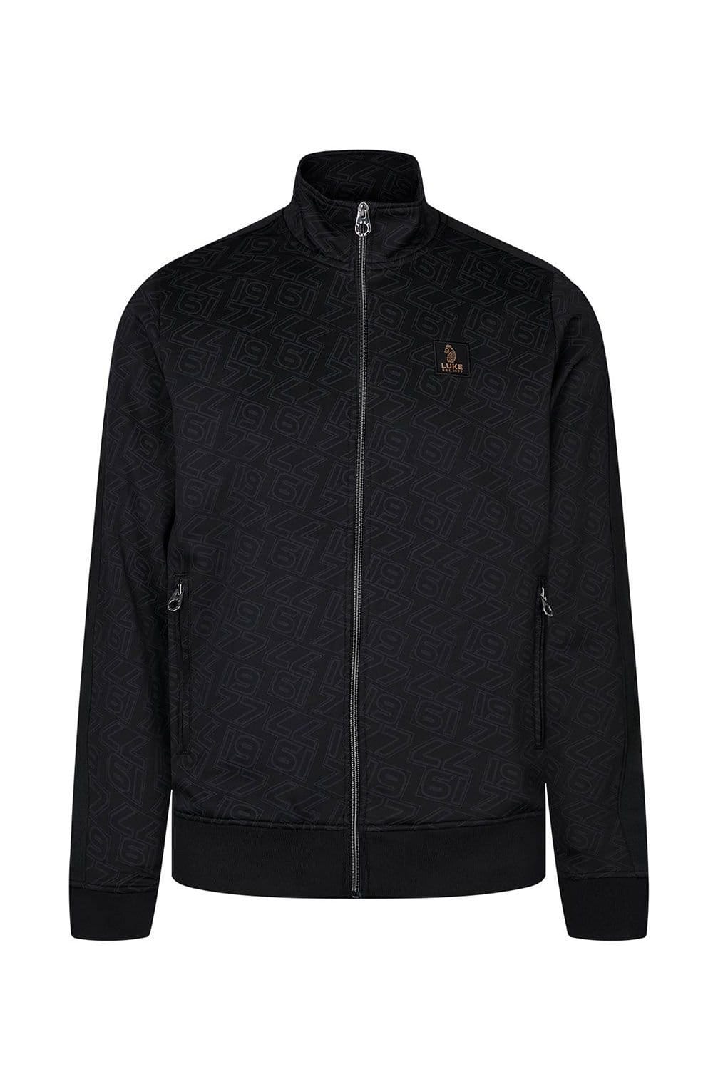 Luke 1977 Luke 1977 Men's Conti Zip Funnel Sweat in Black - 4