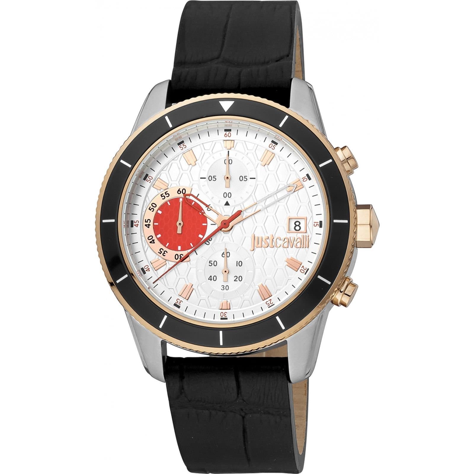 Just Cavalli Just Cavalli Men's JC1G215L0035 42mm Quartz Watch in Black