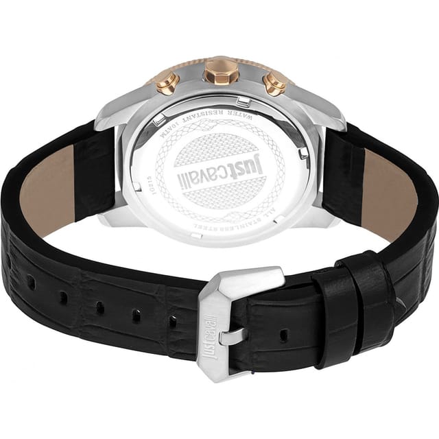 Just Cavalli Just Cavalli Men's JC1G215L0035 42mm Quartz Watch in Black - 2