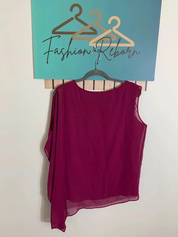 ROMAN Ladies Roman Sequin occasion cami style top size 16