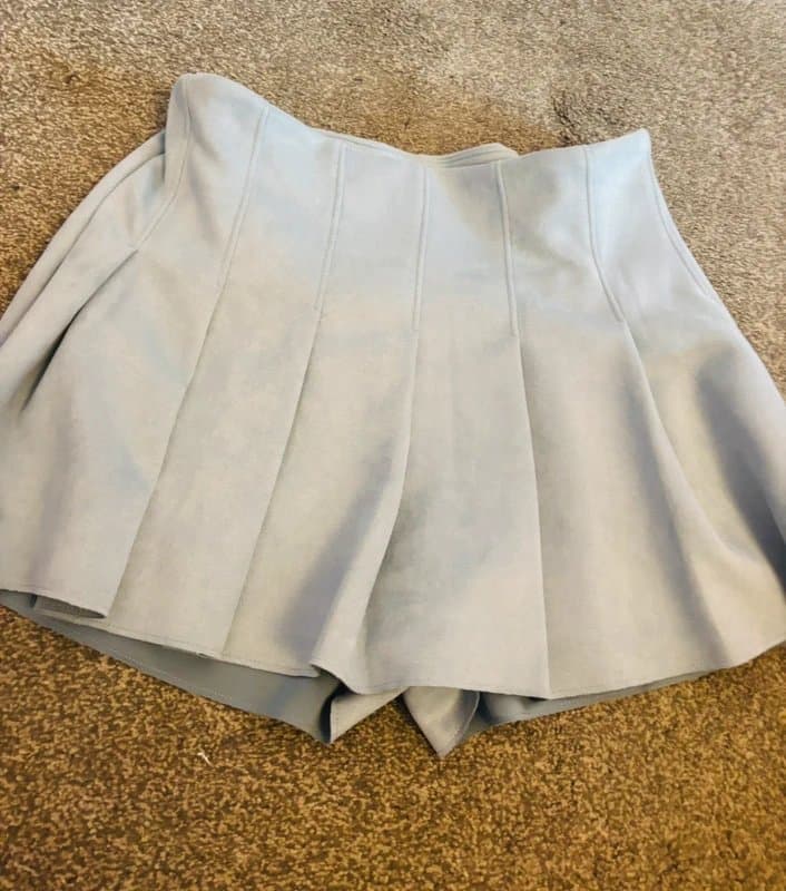 Primark Primark blue skorts skirt shorts 12 festival holiday party same day post
