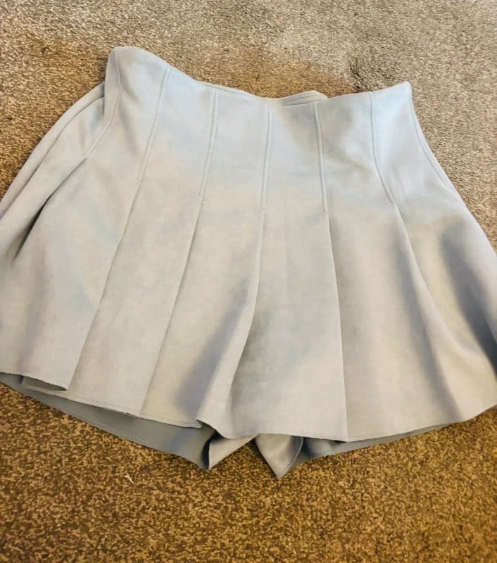 Primark Primark blue skorts skirt shorts 12 festival holiday party same day post - 1