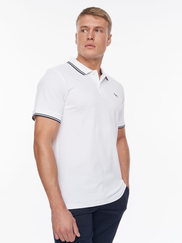 Bewley&Ritch Bewley&Ritch Men's Upwood Polo in White - 2