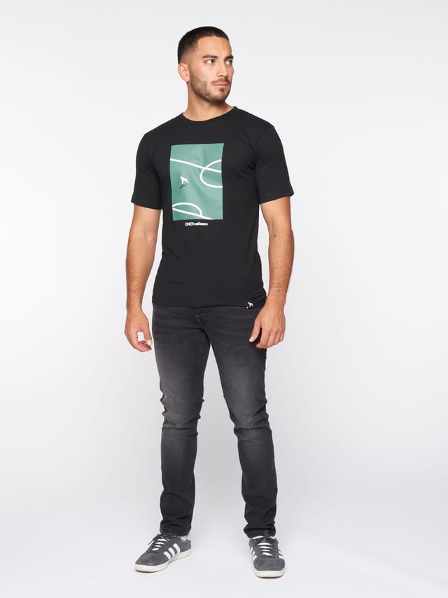 One True Saxon One True Saxon Men's Turf T-Shirt in Black - 3