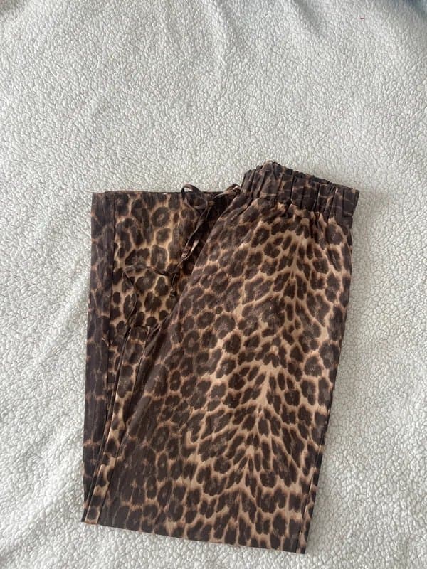 ASOS ASOS Leopard Print Drawstring Trouser