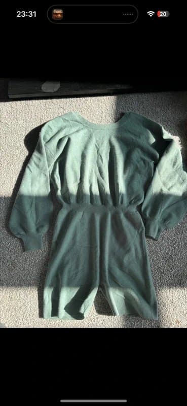 ASOS ASOS Jumpsuit/playsuit knitted Light green size 10 cosy