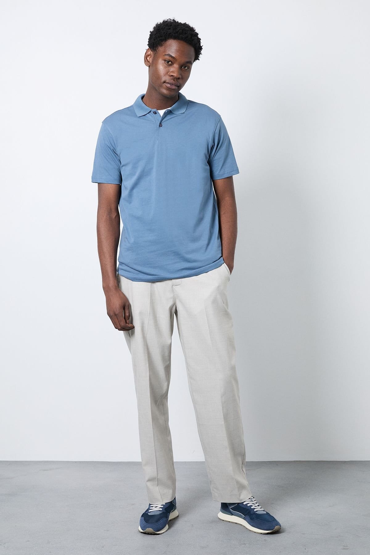 Burton Burton Men's Blue Jersey Polo Shirt - 4