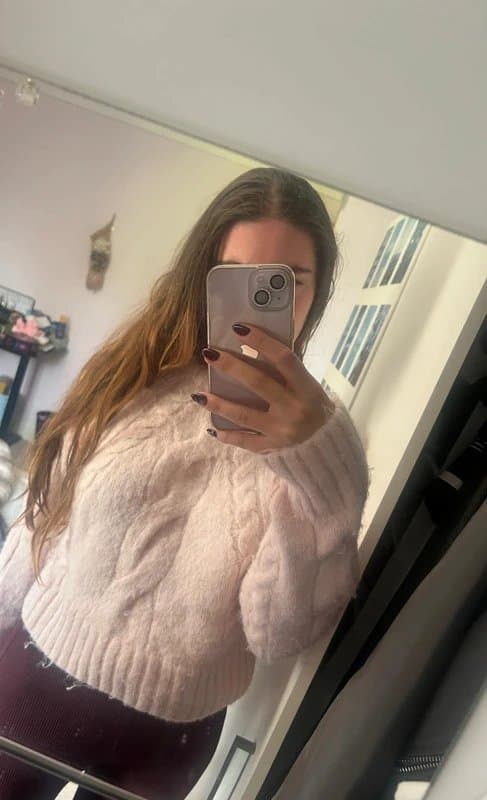 Bershka 2 Jumpers Bershka - White and Pink