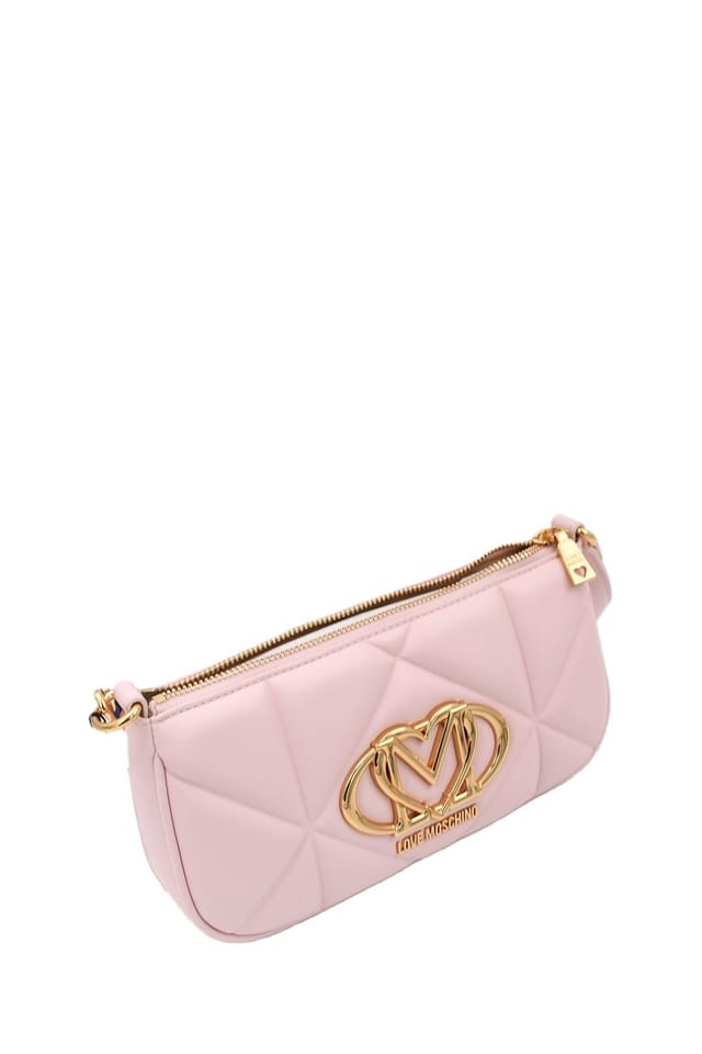 Love Moschino Love Moschino Women's Embossed Q Shoulder Bag Powder in Pink - 2