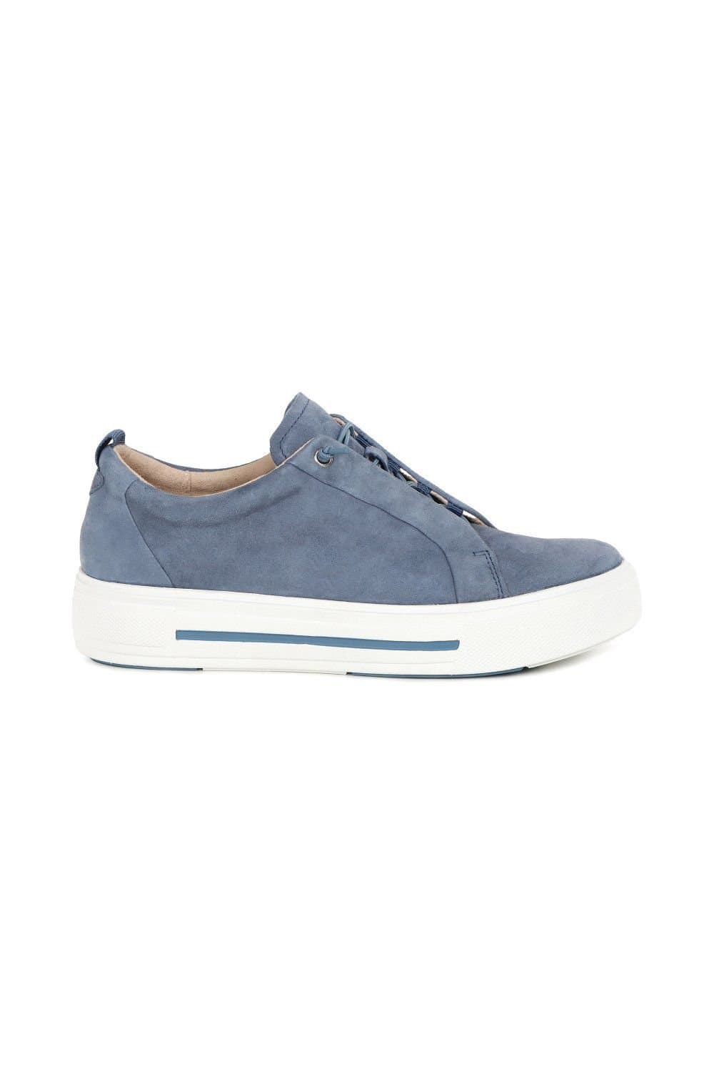 Caprice Caprice Women's Light Blue Suede Trainers