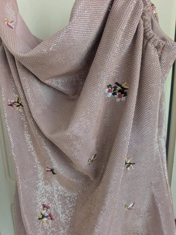 Topshop Glittery Mini Dress