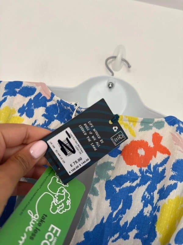 White Stuff New (with tag) White Stuff Colourful Midi Dress - Size UK 16R