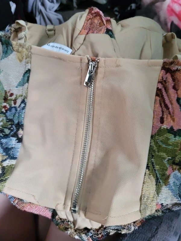 Bershka Bershka floral corset top