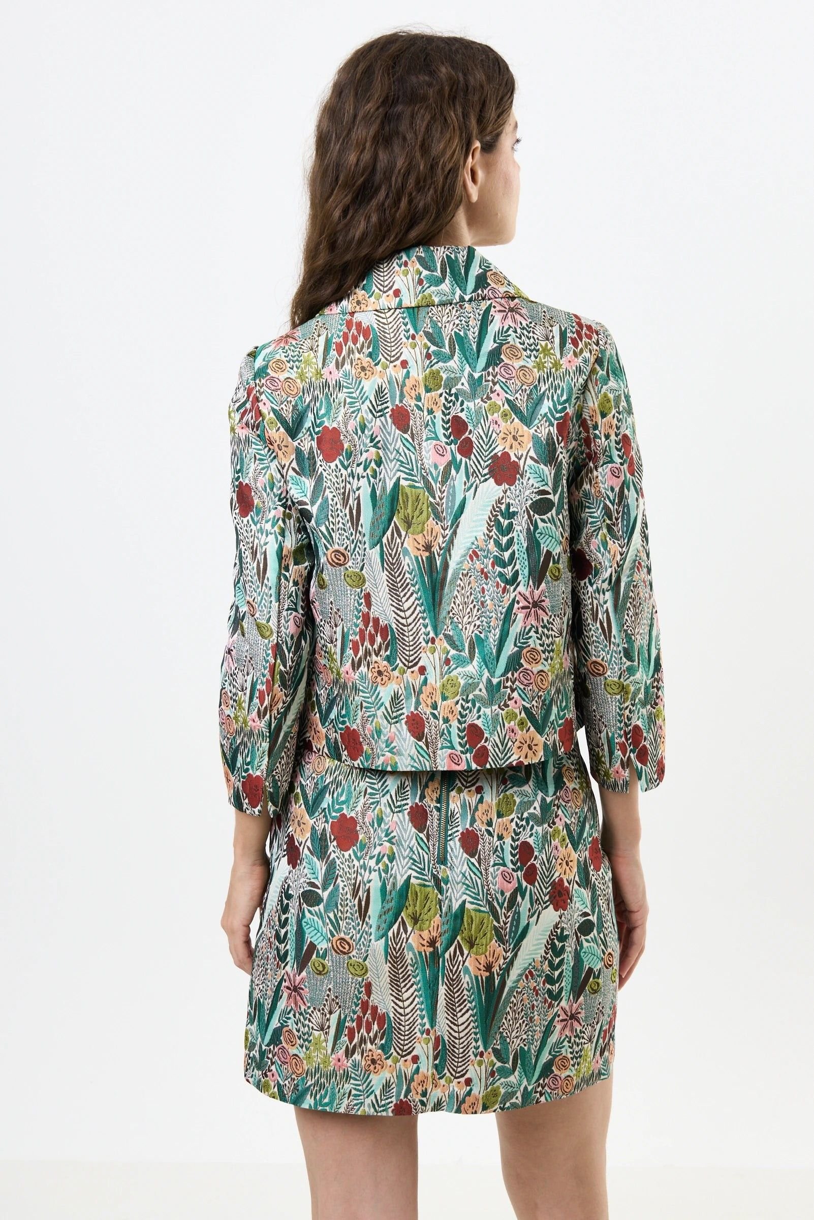 Louche Louche Women's Salut Jungle Jacquard Jacket - Green - 3