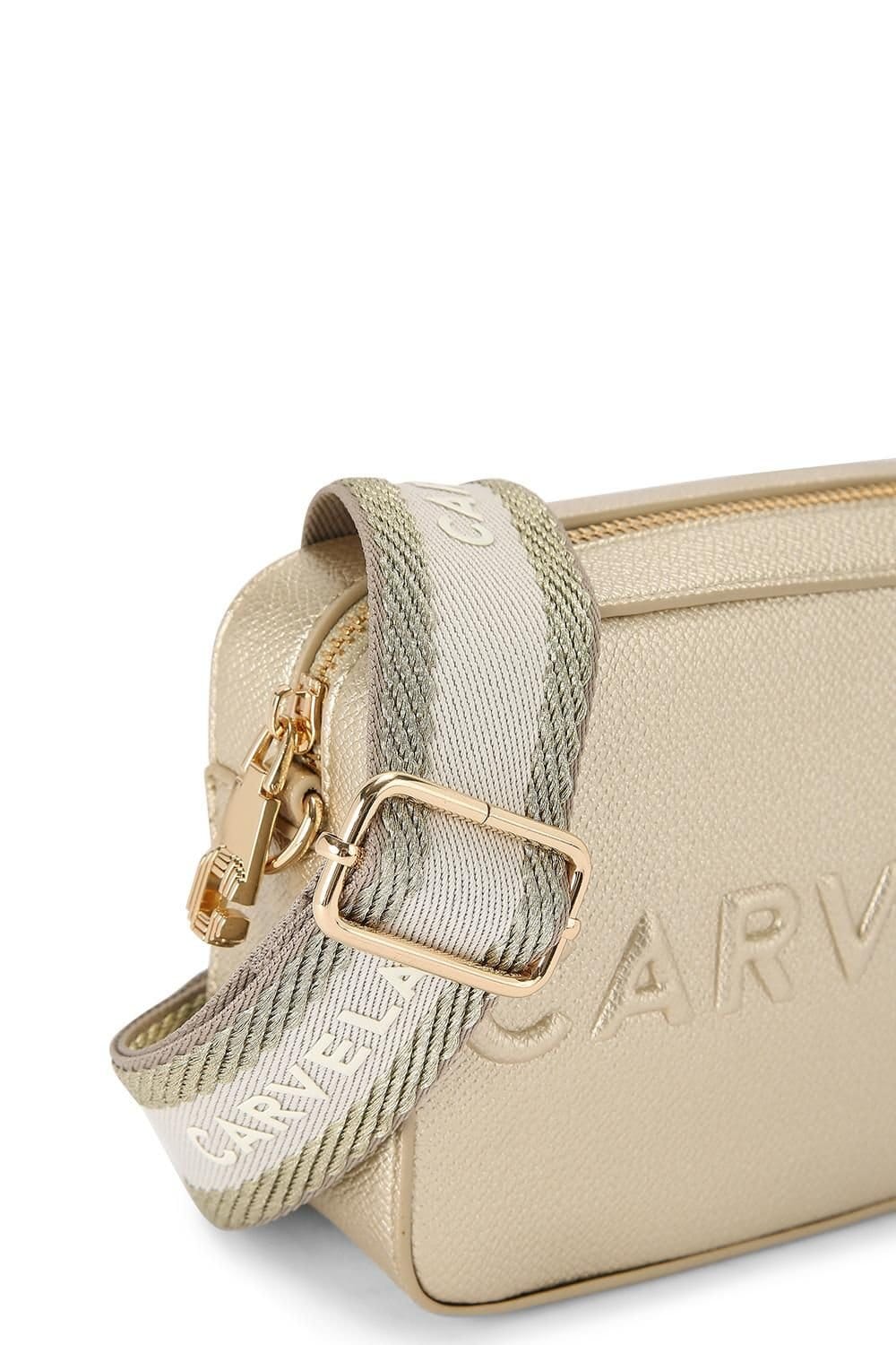Carvela Carvela Women's 'Frame Mini X Body' Bag in Gold - 4