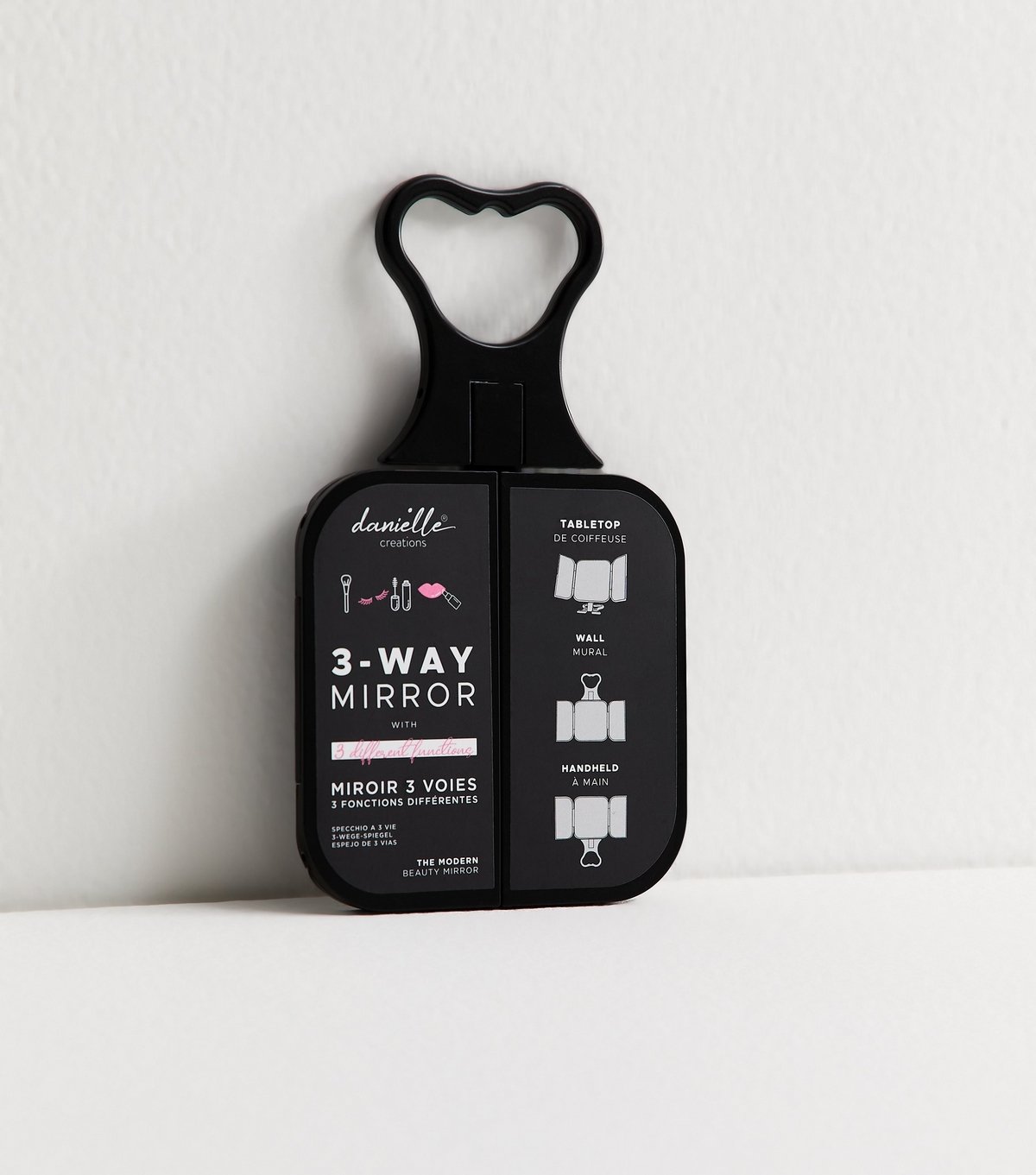 Danielle Creations Black 3-Way Mirror Danielle New Look - 1