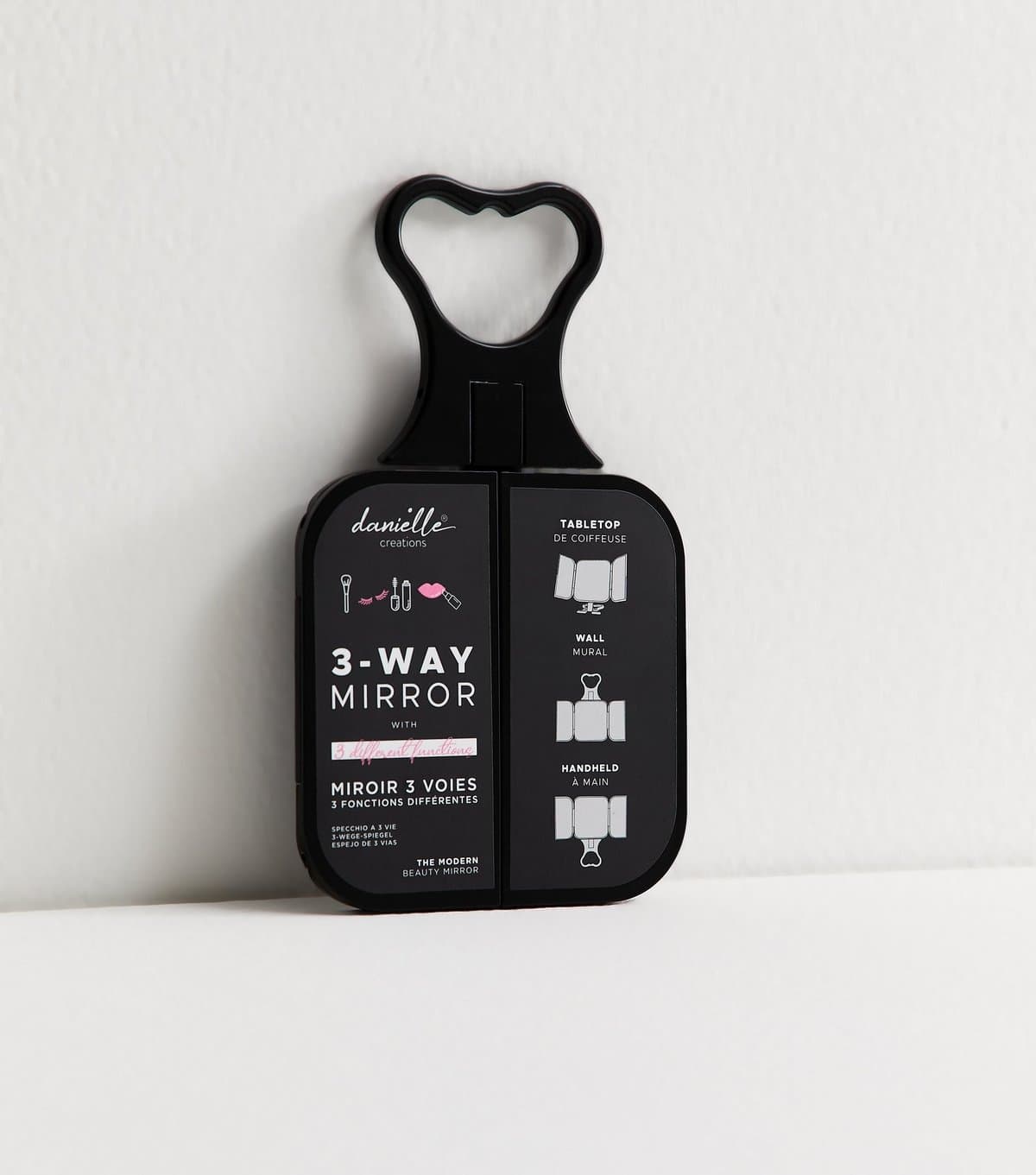 Danielle Creations Black 3-Way Mirror Danielle New Look