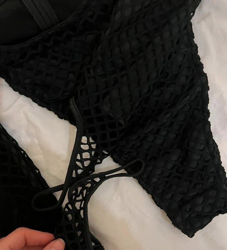 Manière De Voir Manier De Voir Black bodysuit