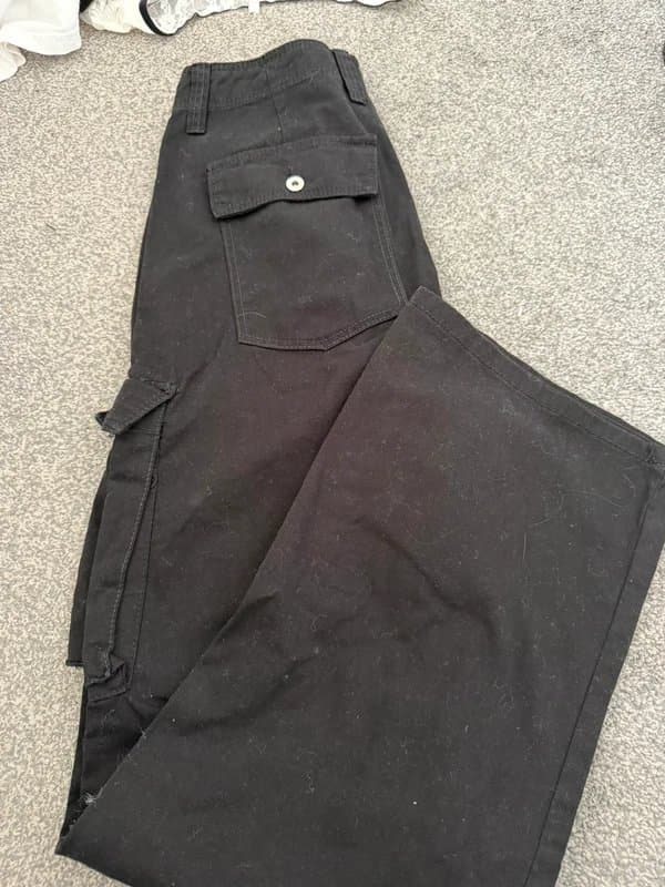 Bershka Bershka: Black Cargo Pants
