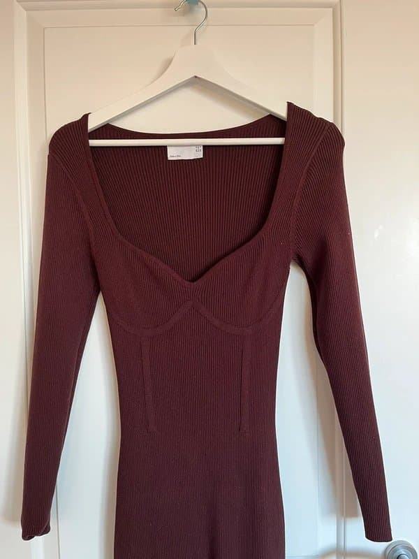 ASOS Brown knit jumpsuit