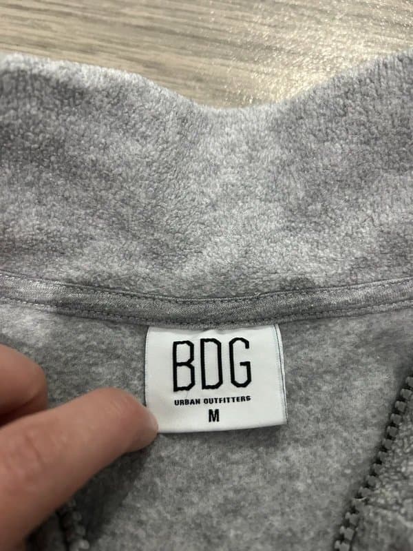 Urban Outfitters Grey BDG quarter zip