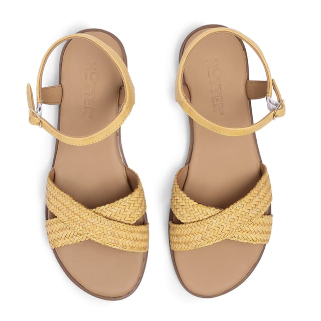 Hotter Hotter Women's 'Saskia' Sandals in Yellow - 3